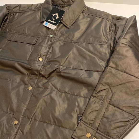 Dri-Duck XLarge Brown Water Resistant Therma Puff Coat New Softshell Jacket - Picture 3 of 16